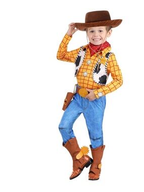Disney Pixar Toy Story Brown Faux Suede Woody Cowboy Hat Kids